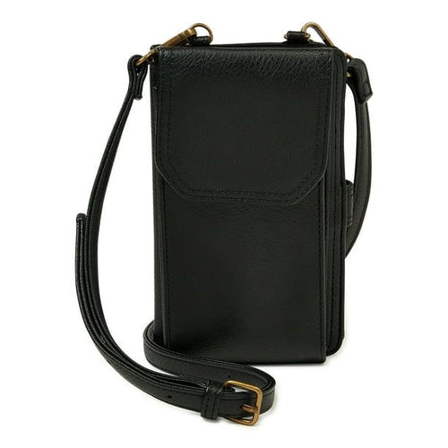 Time and Tru Women's Natalie Phone Case Cellie Wallet on a String Black EasyOptionXY LLC