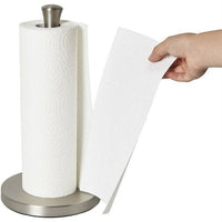 Better Homes & Gardens Free-Standing Paper Towel Holder with Weighted Non-Slip Base, 14 Inch, Nickel EasyOptionXY LLC