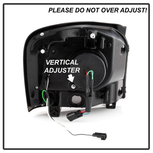 Spyder 04-06 Dodge Durango Projector Headlights - Black PRO-YD-DDU04-LB-BK OffRoadUSA.com