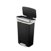 Better Homes & Gardens 11.9 Gallon Trash Can, Plastic Step On Kitchen Trash Can, Black EasyOptionXY LLC