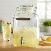 Better Homes & Gardens Clear 2 Gallon Glass Beverage Dispenser with Glass Clamp Lid EasyOptionXY LLC