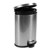 Better Homes & Gardens 3.1 Gallon Trash Can, Oval Bathroom Trash Can, Stainless Steel EasyOptionXY LLC