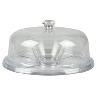 Better Homes & Gardens 12.25 in Round Acrylic Everyday Cake Stand, Clear EasyOptionXY LLC