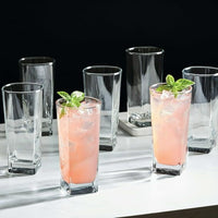 Better Homes & Gardens Hollis Drinking Glasses, 14.4 oz, Set of 8 EasyOptionXY LLC