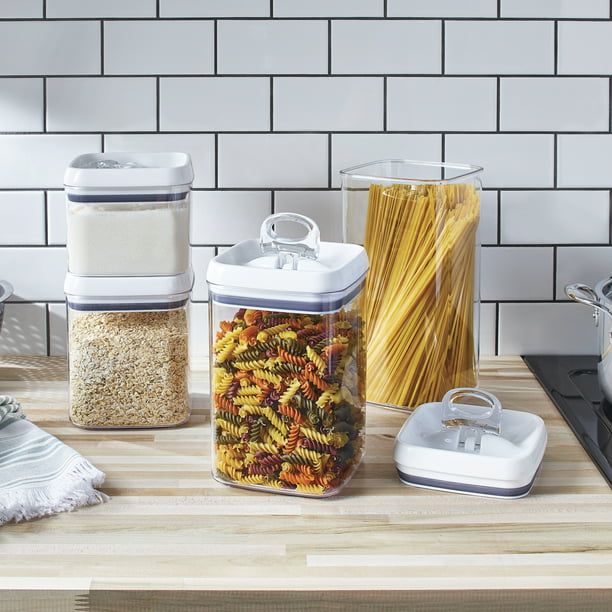 Better Homes & Gardens Canister - 6.5 Cup Flip-Tite Food Storage Container EasyOptionXY LLC