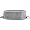 Better Homes & Gardens- Oval Galvanized Tub, 20.27" L x 11.22" W x 5.7" H EasyOptionXY LLC