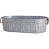 Better Homes & Gardens- Oval Galvanized Tub, 20.27" L x 11.22" W x 5.7" H EasyOptionXY LLC