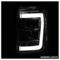 Spyder 11-16 Ford F-250/F-350 V2 Projector Headlights - Light Bar DRL - Chrome PRO-YD-FS11V2-LB-C OffRoadUSA.com