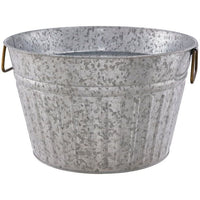Better Homes & Gardens- Round Galvanized Tub, 15.0 in L x 15.0 in W EasyOptionXY LLC