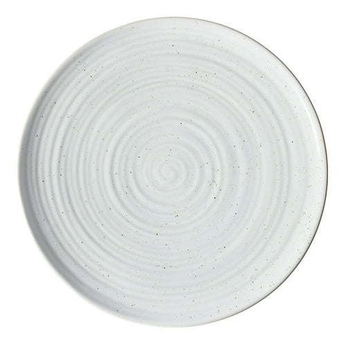 Better Homes & Gardens- Abott White Round Stoneware Dinner Plate EasyOptionXY LLC