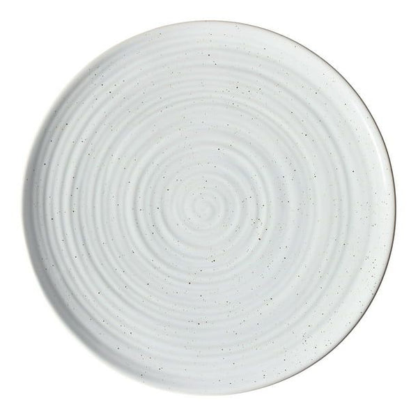 Better Homes & Gardens- Abott White Round Stoneware Dinner Plate EasyOptionXY LLC