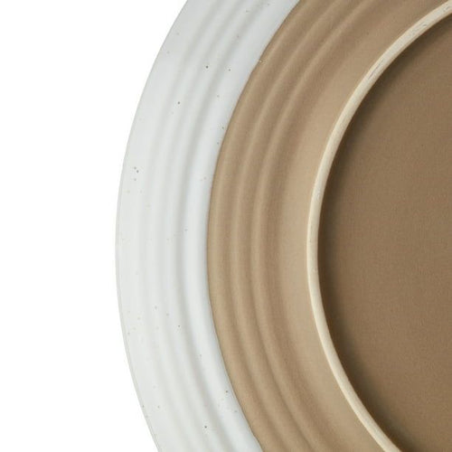 Better Homes & Gardens- Abott White Round Stoneware Dinner Plate EasyOptionXY LLC