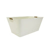 Better Homes & Gardens- White Large Rectangle Galvanized Beverage Tub, 21.96" L x 14.96" W x 10" H EasyOptionXY LLC