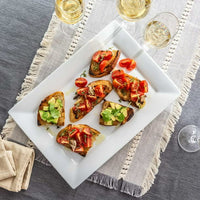 Better Homes & Gardens 10" x 14" White Porcelain Serving Platter EasyOptionXY LLC