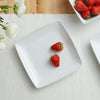 Better Homes & Gardens Loden Porcelain Square-Shaped Salad Plate, White EasyOptionXY LLC
