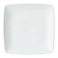Better Homes & Gardens Loden Porcelain Square-Shaped Salad Plate, White EasyOptionXY LLC