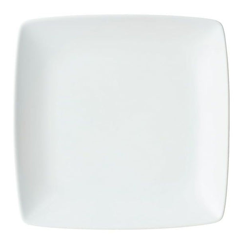 Better Homes & Gardens Loden Porcelain Square-Shaped Salad Plate, White EasyOptionXY LLC