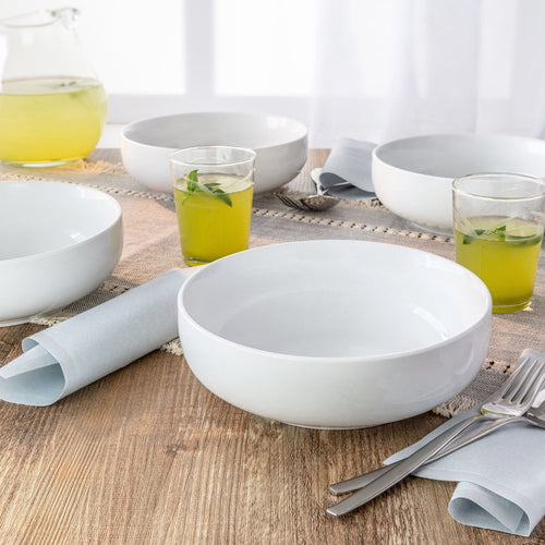 Better Homes & Gardens- White Round Porcelain Serve Bowl EasyOptionXY LLC