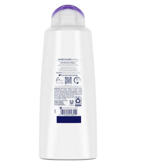 Dove Volume & Fullness Shampoo For Flat Hair 20.4 fl oz EasyOptionXY LLC