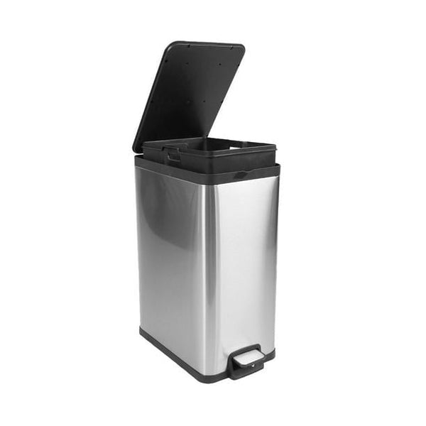 Better Homes & Gardens 3.9 Gallon Trash Stainless Steel Kitchen Trash Can with Lid EasyOptionXY LLC
