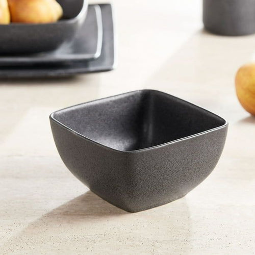 Better Homes & Gardens Dark Gray Square-Shaped Stoneware Cereal Bowl EasyOptionXY LLC