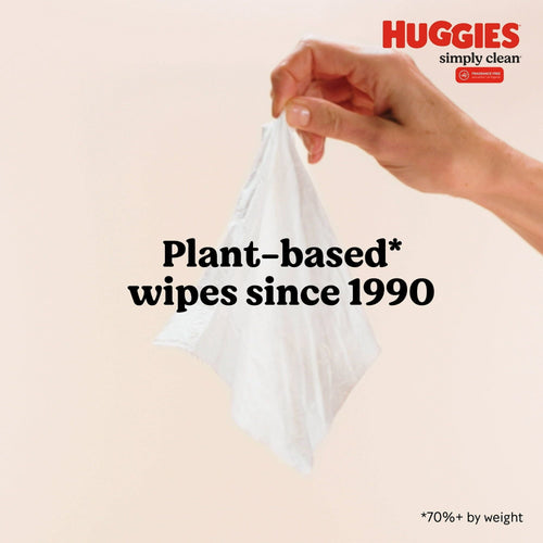 Huggies Simply Clean Unscented Baby Wipes, 3 Pack, 192 Total Ct (Select for More Options) EasyOptionXY LLC