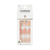 KISS imPRESS Medium Coffin Gel Press-On Nails, Glossy Light Pink, 30 Pieces EasyOptionXY LLC