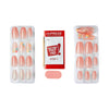 KISS imPRESS Medium Coffin Gel Press-On Nails, Glossy Light Pink, 30 Pieces EasyOptionXY LLC