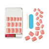 KISS Salon Color Short Square Fake Nails, Glossy Solid Pink, 'Guilty', 28 Ct. EasyOptionXY LLC