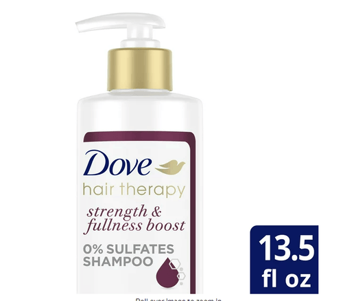 Dove Thickening Shampoo; Strength & Fullness Boost Sulfate-Free for Thin; Fine Hair; 13.5 oz EasyOptionXY LLC