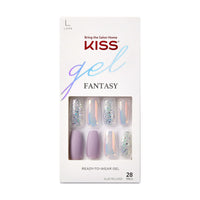 KISS Gel Fantasy Collection Fake Nails, 'Rainbow Rings', 28 Count EasyOptionXY LLC