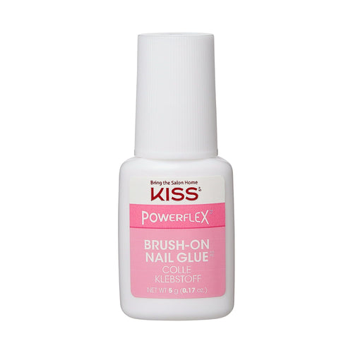 KISS PowerFlex Ultra Hold Brush-On Nail Glue, Net Wt. 5g (0.17 oz.) EasyOptionXY LLC
