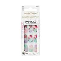LoveShackFancy x imPRESS Limited Edition Medium Coffin Press-On Nails, Purple, 30 Pieces EasyOptionXY LLC