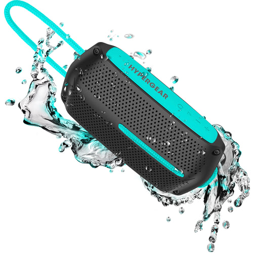 HyperGear Wave Water Resistant Wireless Speaker with Extended Battery Life (WATER-PRNT) Jupiter Gear
