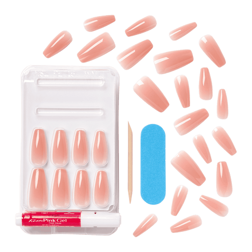 KISS Bare but Better Sculpted Nude Fake Nails, Nude Glow, 28 Count EasyOptionXY LLC