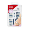 KISS Full-Cover Fake Toenails with Patented Easy-Apply Tabs & Maximum Strength Nail Glue - 96 Count EasyOptionXY LLC