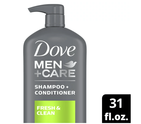 Dove Men+Care Scalp Care 2 in 1 Shampoo and Conditioner; Fresh & Clean Scent for All Hair Types; 31 fl oz EasyOptionXY LLC