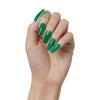 KISS Gel Fantasy Long Square Solid Color Glue-On Jelly Nails, Neon Green, 28 pieces EasyOptionXY LLC