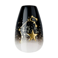 KISS Voguish Fantasy 'Hush Rush' Fake Nails, Black, Short Length, Almond Shaped, 31 Ct. EasyOptionXY LLC