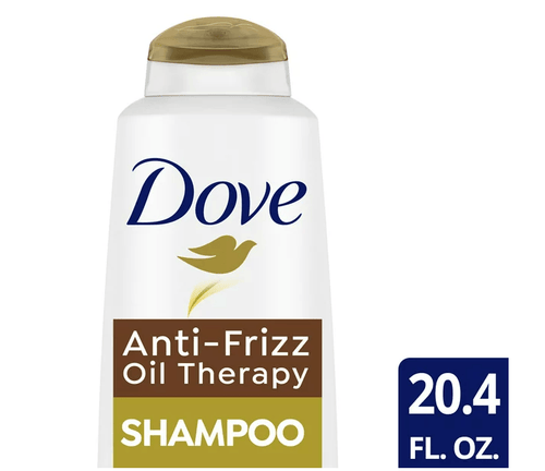 Dove Anti-Frizz Oil Therapy Shampoo for Dry Hair With Nutri-Oils to Treat Frizzy Hair; 20.4 oz EasyOptionXY LLC