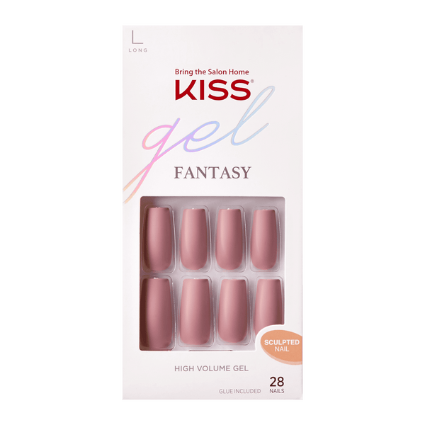 KISS Gel Fantasy Collection Sculpted Fake Nails, Looking Fabulous, 28 Count EasyOptionXY LLC