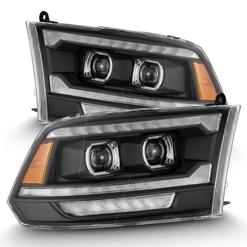 AlphaRex 09-18 Ram Truck (MK II 5th Gen 2500 Style) LUXX-Series LED Projector Headlights Black OffRoadUSA.com