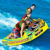 WOW Sports Macho 1-3 Person Towable Water Tube For Pool and Lake (16-1030) Jupiter Gear