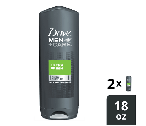 Dove Men+Care Body Wash Extra Fresh 18 oz; 2 Count EasyOptionXY LLC