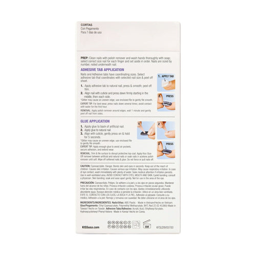 KISS Gel Fantasy Ready-to-Wear Fake Nails, 'If you care enough', 28 Count EasyOptionXY LLC