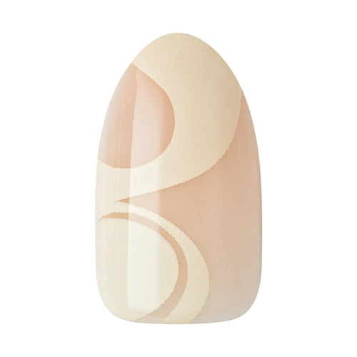 KISS imPRESS Medium Almond Press-On Nails, Neutral, 30 Pieces EasyOptionXY LLC