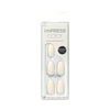 KISS imPRESS Color Long-Lasting Medium Almond Press-On Nails, White Glossy, 30 Pieces EasyOptionXY LLC