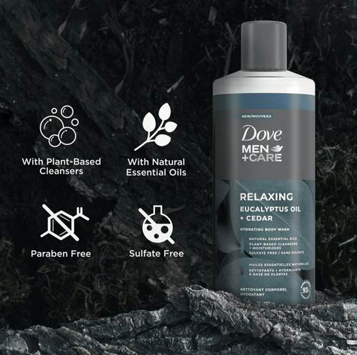 Dove Men+Care Body Wash Eucalyptus Cedar 18 oz EasyOptionXY LLC