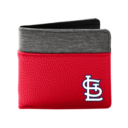 Littlearth MLB St. Louis Cardinals Men's Adult Pebble Bifold Wallet EasyOptionXY LLC