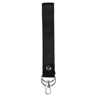 Essentials Brand Unisex Adult Black Polyester Wristlet Ribbbon Lanyard EasyOptionXY LLC